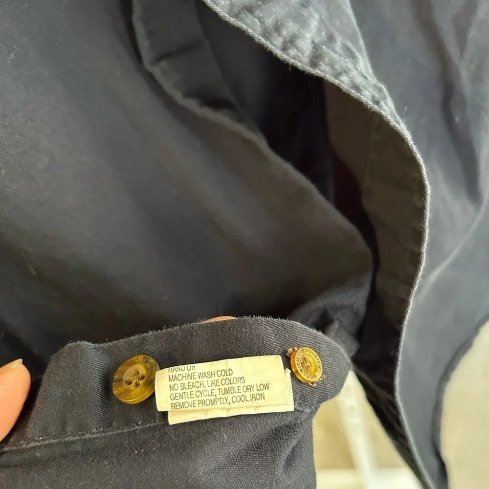 Woolrich Navy Button Down Shirt